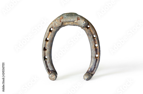 Horseshoe. Isolated with clipping path.