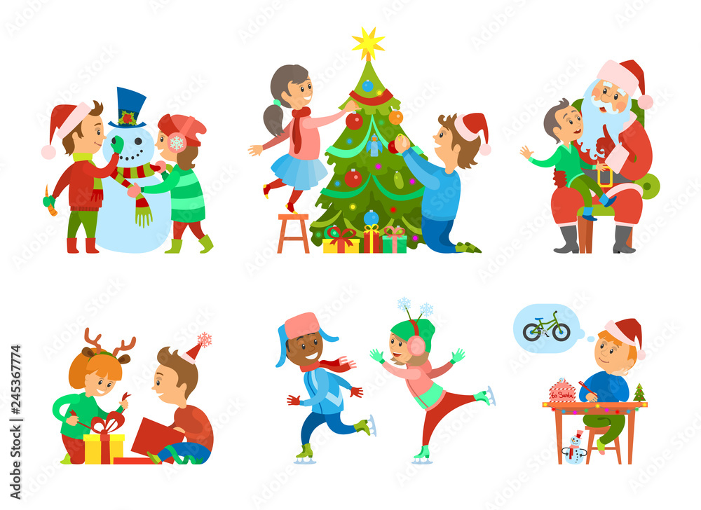Christmas Holidays, Children Hobbies and Pastime Christmas Holidays, Children Hobbies and Pastime