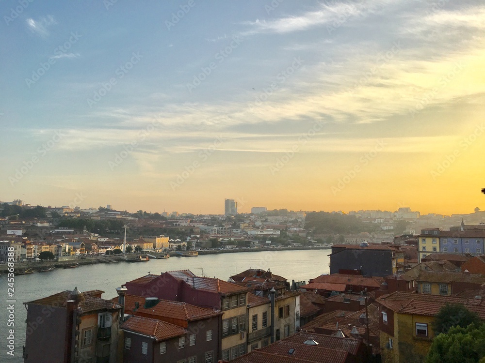 Porto, Portugal: panoramic view of the city