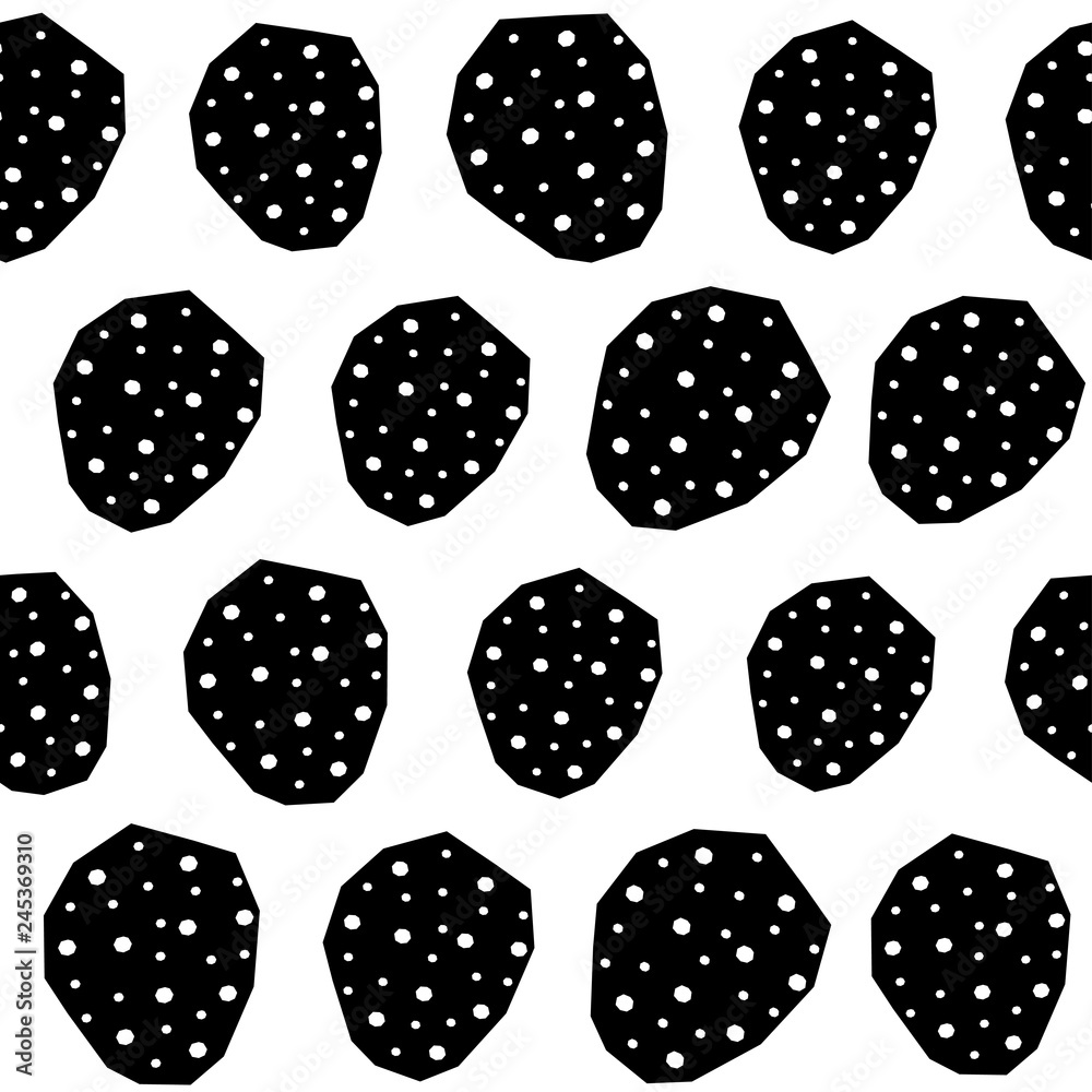 Handmade contrast seamless pattern. Childish craft monochrome wallpaper for birthday card, baby nappy, school party advertising, shop sale poster, holiday wrapping paper, textile, bag print etc. Handmade contrast seamless pattern. Childish craft monochrome wallpaper for birthday card, baby nappy, school party advertising, shop sale poster, holiday wrapping paper, textile, bag print etc.
