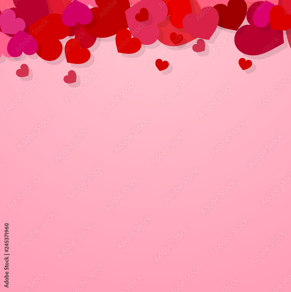 Valentine's day vector background Valentine's day vector background