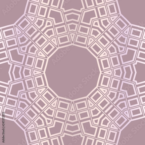 Design For Square Fashion Print. For Textile, fabric printa. Seamless Floral Pattern. Vector Illustration. photo