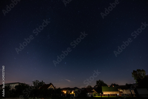 Night starry sky