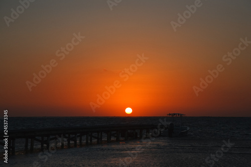 Scenic Sunrises On The Caribbean Coast of Belize © Gary