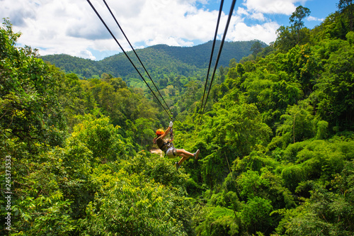 Zipline adventure, Chiang mai, Thailand 