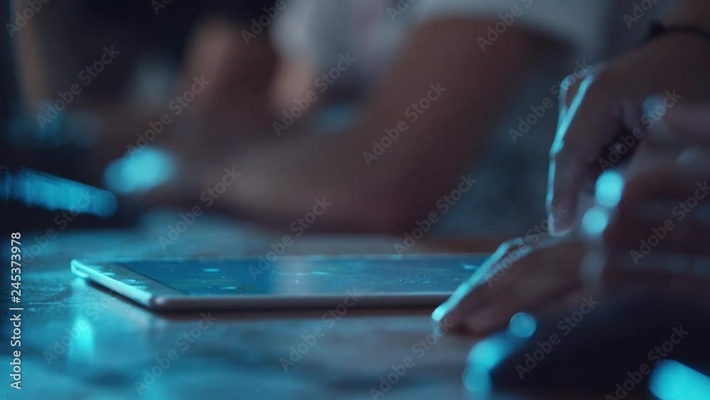Close-up of a computer screen on which is being programmed - Nahaufnahme eines Computerbildschirms auf dem Programmiert wird