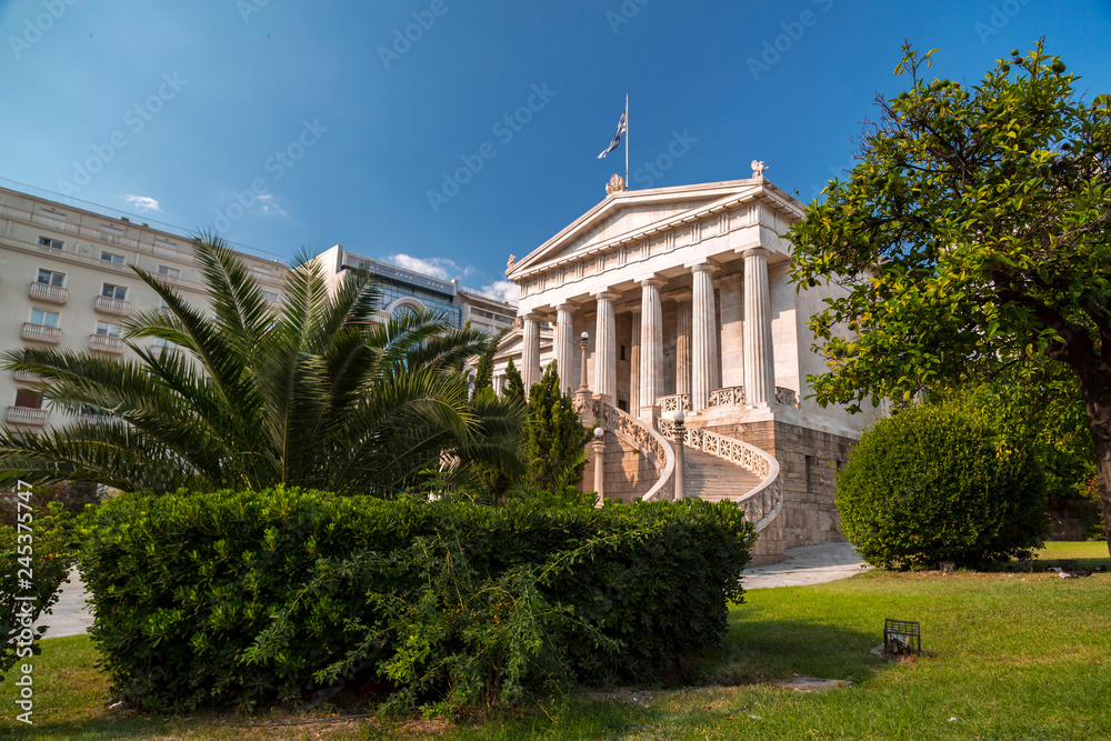 Exterior view of the Academy of Athens, Greece Exterior view of the Academy of Athens, Greece