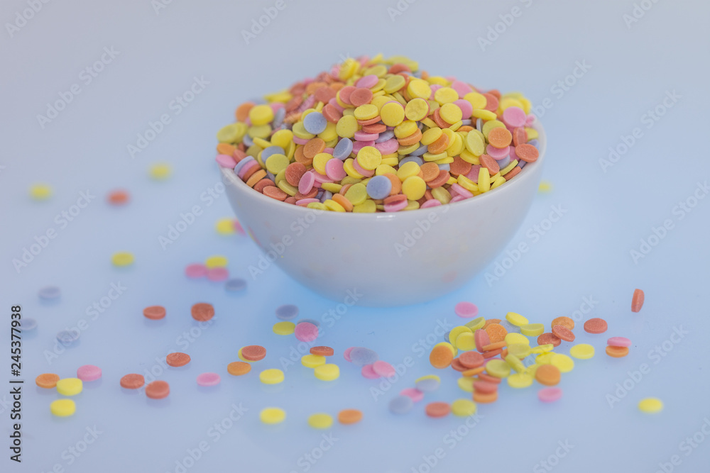 Colorful sweets, colorful sprinkles