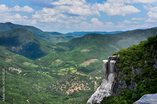 Vista desde Hierve el Agua en Oaxava