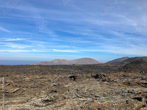 Timanfaya National Park at Lanzarote Island. Canary Islands, Spain.