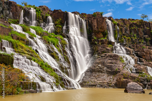 The Pongour waterfall, Da Lat, Vietnam