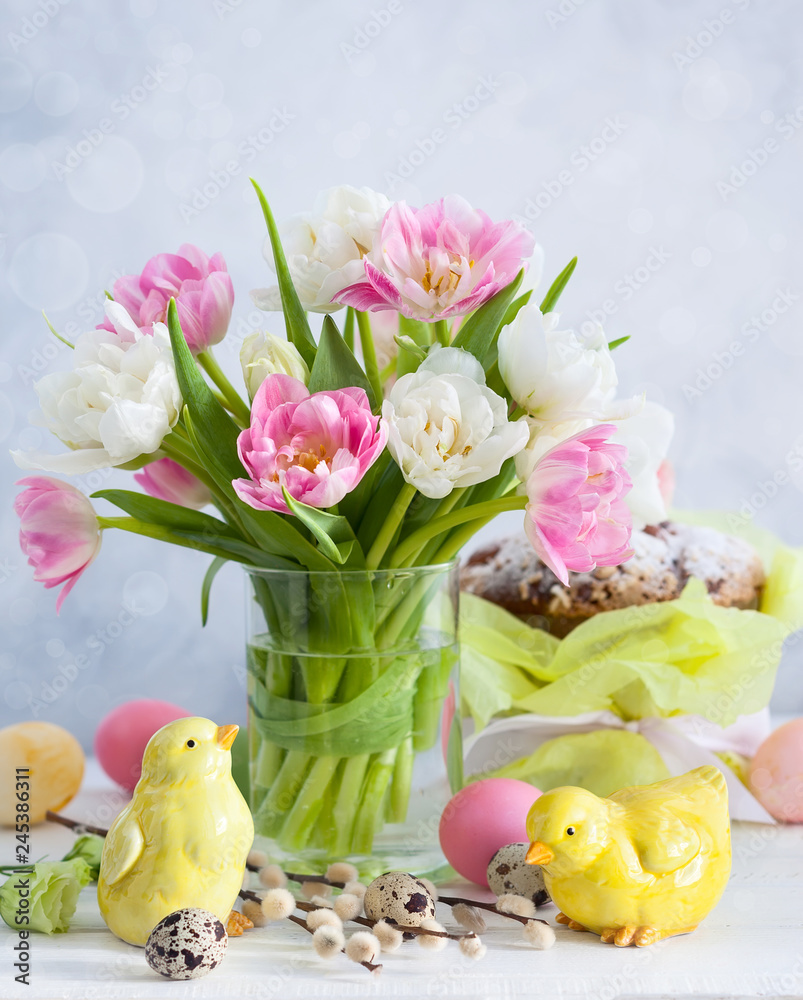 Obraz premium Easter table setting
