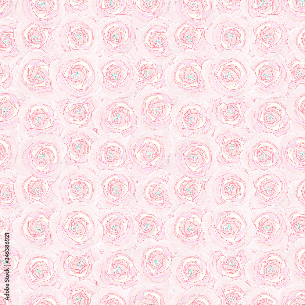 Elegant seamless roses pattern background Elegant seamless roses pattern background