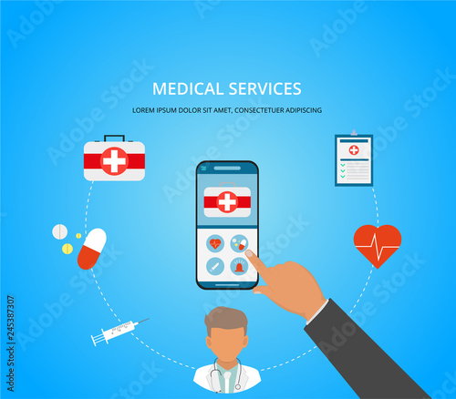 Medical services concept10