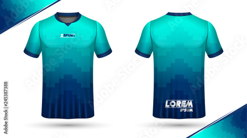 Football shirt template	