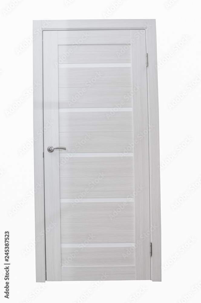 Closed door isolated on white background Closed door isolated on white background
