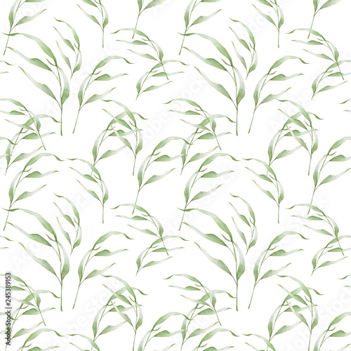 Watercolor hand paint seamless pattern