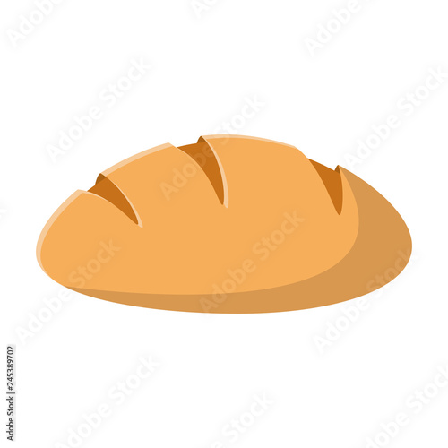 Bread wheat food isolated