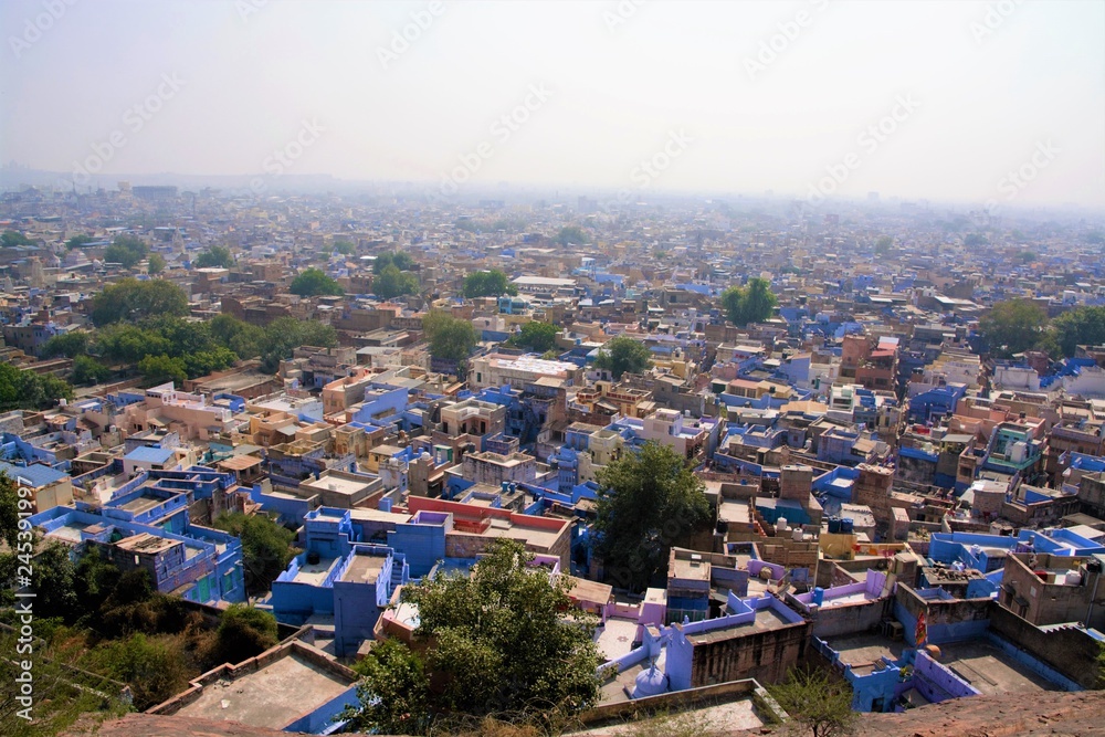 인도 조드푸르 도시 풍경