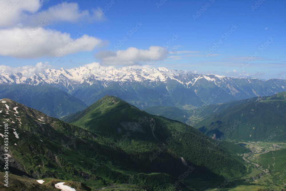view of the alps