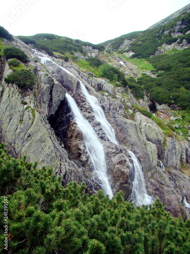 Waterfall Siklawa, Tatra Mountains