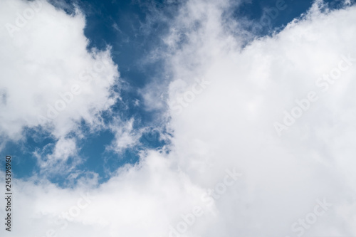 blue sky and clouds