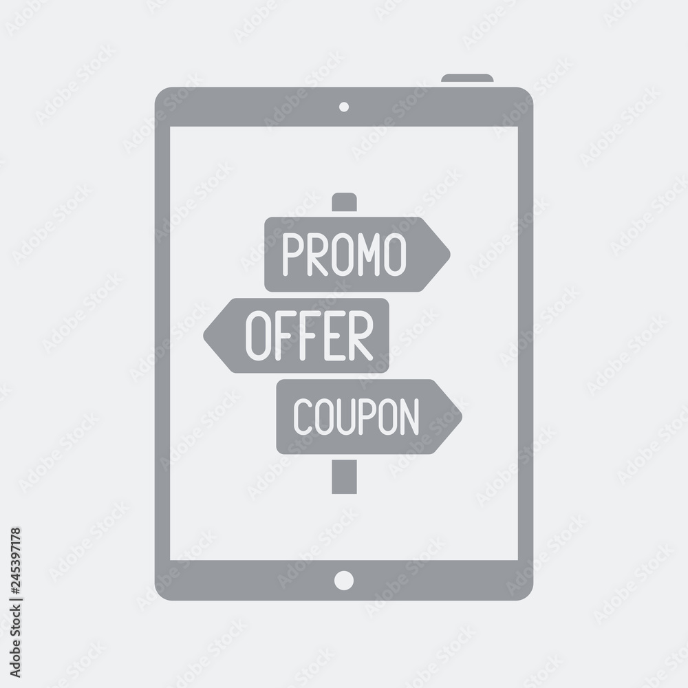 Promo, offer and coupon signboard online Promo, offer and coupon signboard online