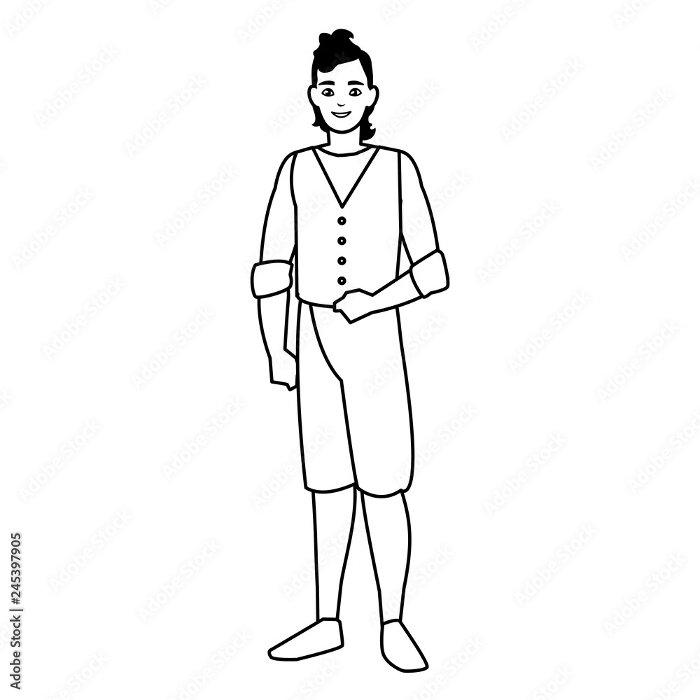 young man avatar character young man avatar character