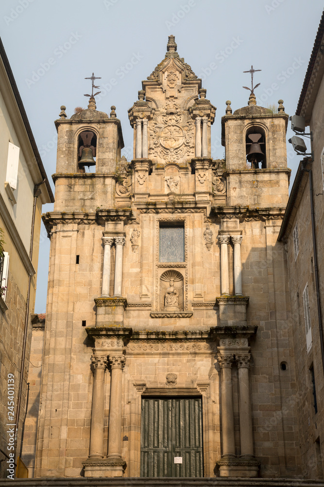 Santa Maria Mayor Church Facade; Orense; Galicia