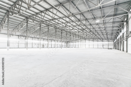 Interior of empty warehouse © gluschenkoart