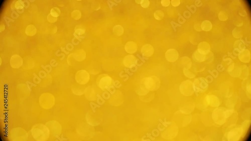 abstract golden background with bokeh photo