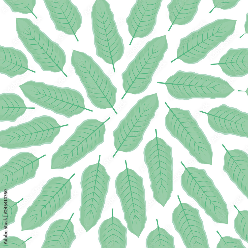 Fototapeta premium ecology leafs plants pattern
