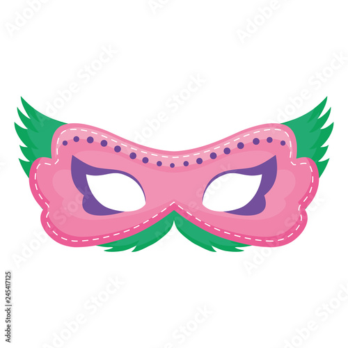 carnival mask accessory icon