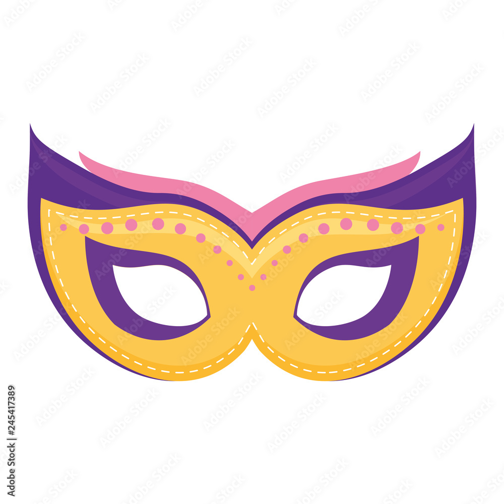 carnival mask accessory icon