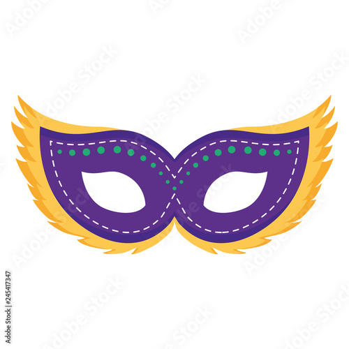 carnival mask accessory icon