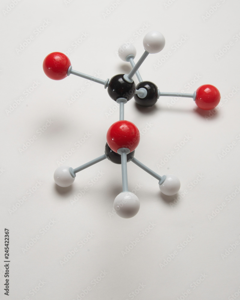 Molecular model depict ing a representation of a glucose chemical Molecular model depict ing a representation of a glucose chemical