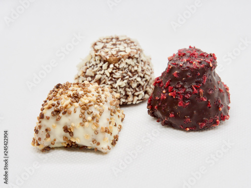 Traditional and Delicious Swedish Sweets(Desserts) on White Background