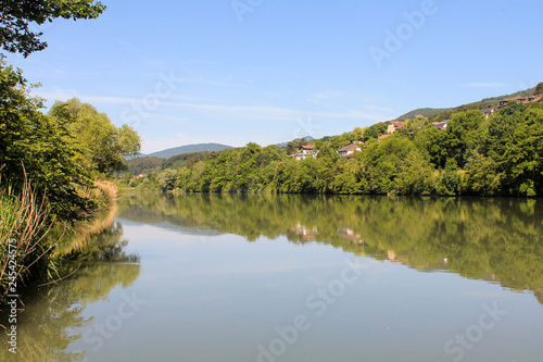 lake in deep forest