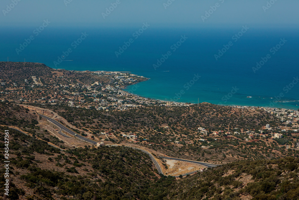 Amazing scenery of Crete island in Greece Amazing scenery of Crete island in Greece