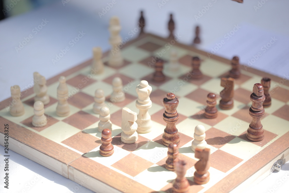 brown chess board close up brown chess board close up