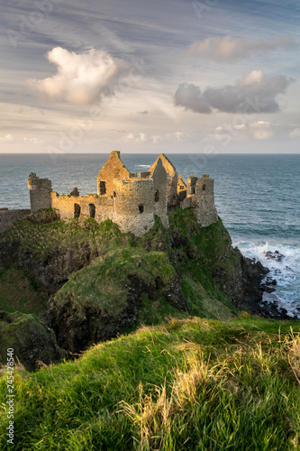 Dunluce Castle at Sunset