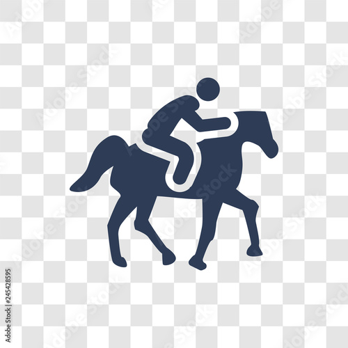 Jockey icon vector
