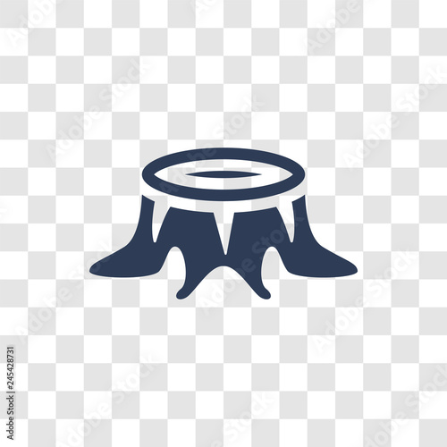 Stump icon vector