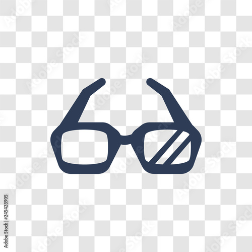 3d glasses icon vector