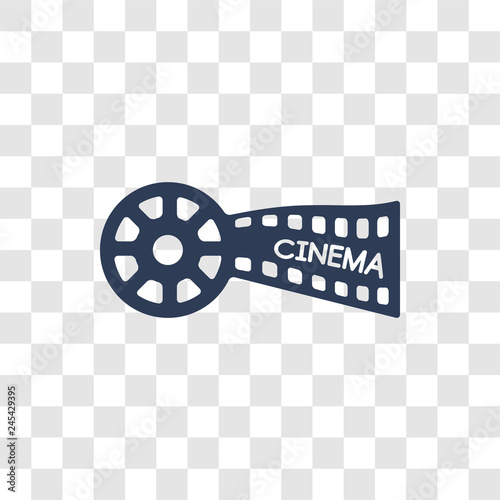 Film viewer icon vector