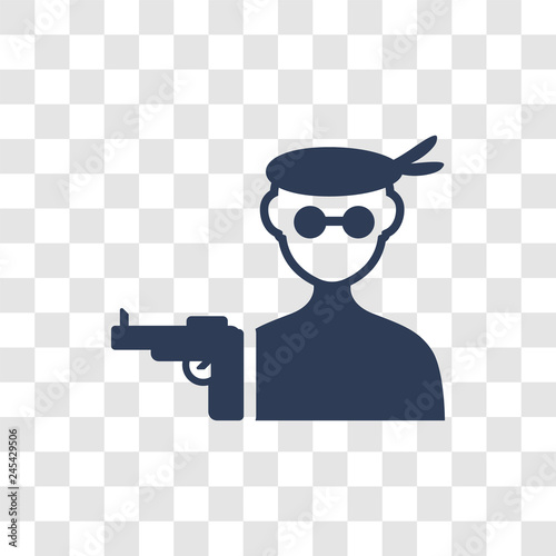 hitman icon vector