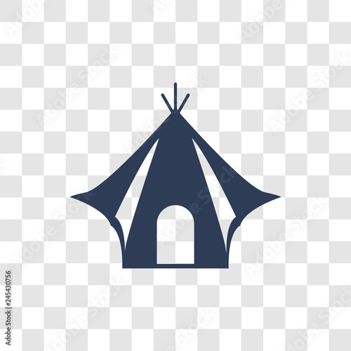 Tepee icon vector