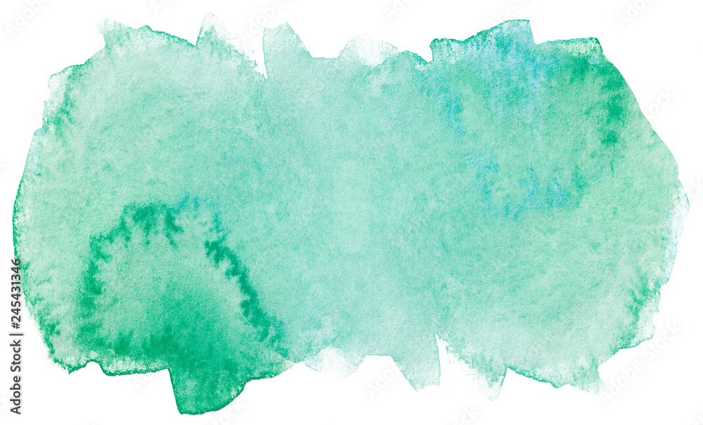 Fototapeta premium green watercolor texture