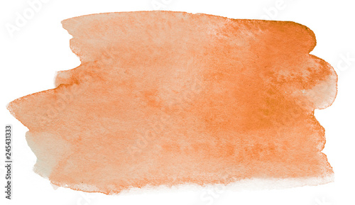 orange Color watercolor texture