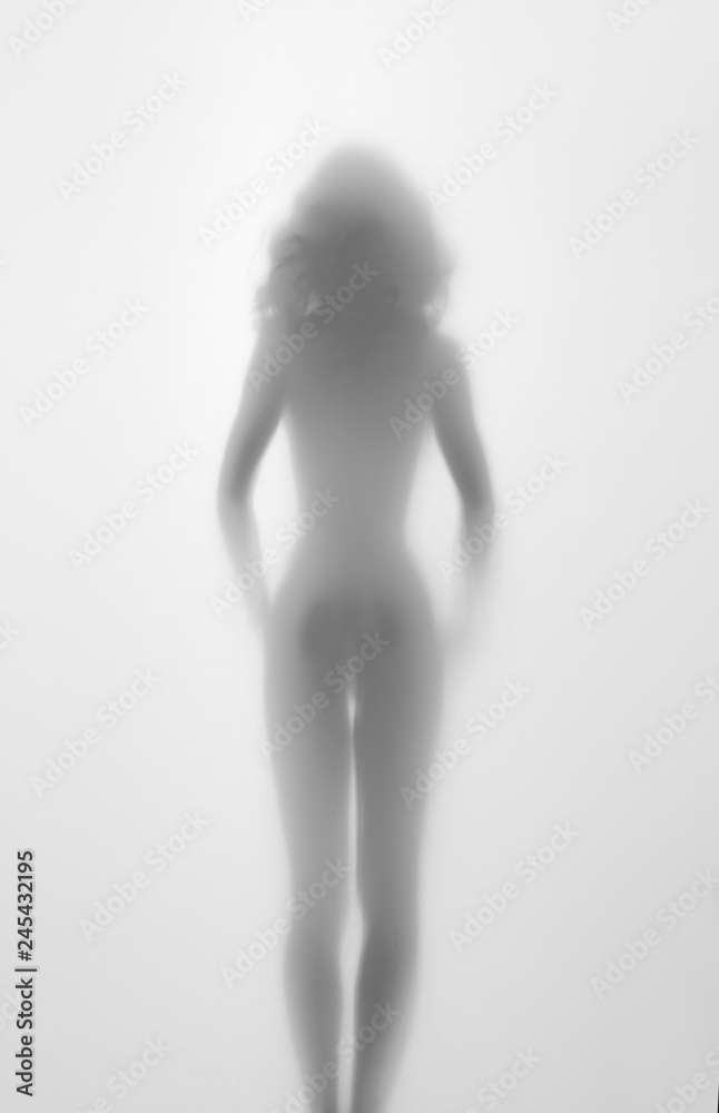Beautiful and sexy, slim woman body shape can be seen from behind. Beautiful and sexy, slim woman body shape can be seen from behind.